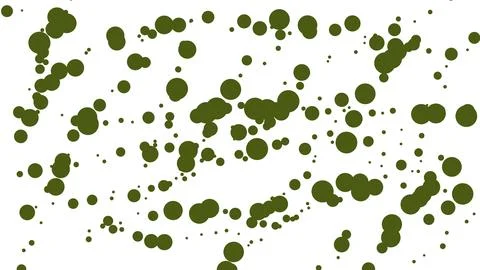 Blue and green paint splashes and artistic brush strokes abstract background. Stock Illustration