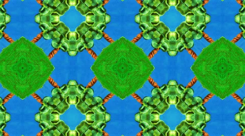 Blue and green pattern, loop HD Stock Footage 37965028