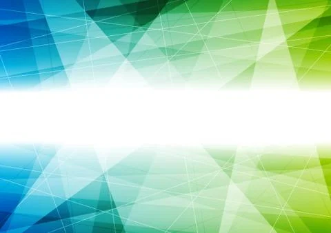 Blue and green tech polygonal vector background 스톡 일러스트