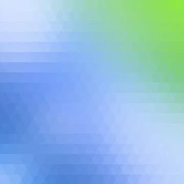 Blue and green triangle background. Can be used us cover for invitation card. Stock Illustration