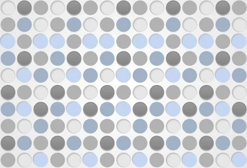 Blue and grey circles vector pattern design 스톡 일러스트