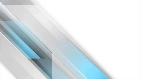 Blue and grey diagonal elements, geometric tech abstract motion background Stock Footage 322734748