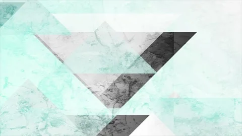 Blue and grey grunge triangles abstract motion background Stock Footage 320155948