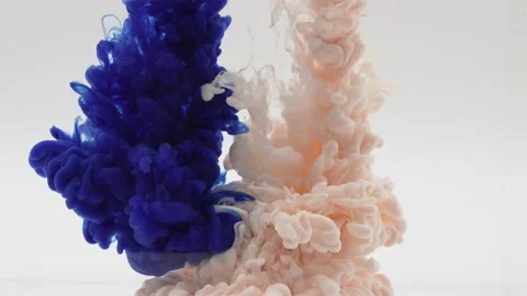 Blue and ivory bubble Vídeo Stock 162461601