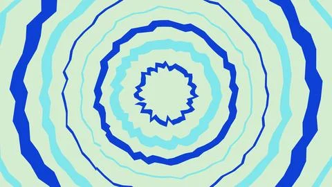 Blue and light blue abstract circular wave pattern Stockillustratie