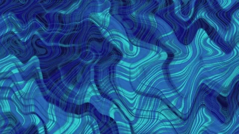 Blue and light blue marble waves, vibrant fluid abstract pattern with strip.. Stock Footage 317370683