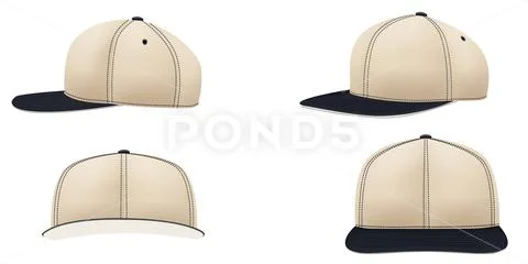 Blue and Light Brown Hat PSD-sjabloon