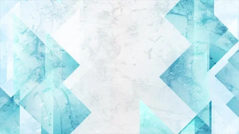 Blue and light grey grunge triangles abstract minimal motion background Stock Footage 341663664