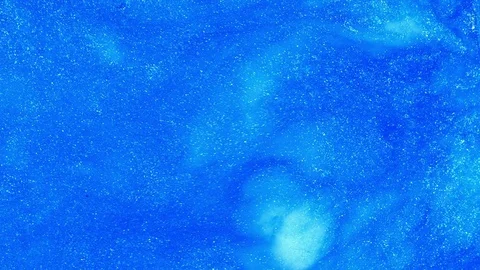 Blue and milky white 1 vibrant bright paint and oil color swirls entropy Stock Footage 81985953