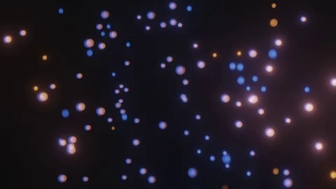 Blue and Orange Balls Stock Footage 106958508