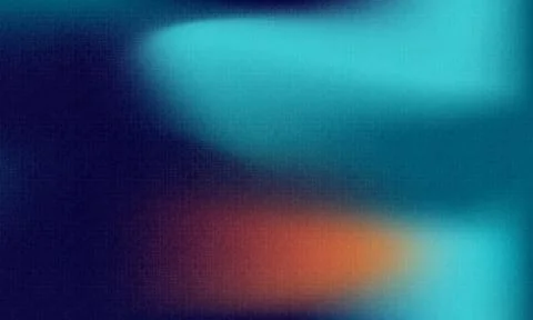 Blue and orange blur gradient holographic background. Blurred soft blend Stock Illustration