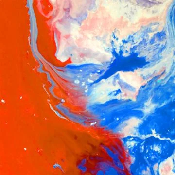 Blue and orange colored combination, abstract background イラスト素材