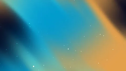 Blue and orange gradient background with scattered white dots. Vidéo 282415284