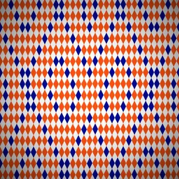 Blue and orange pattern Stock Illustration