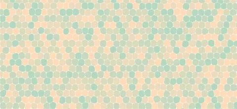 Blue and orange tones hexagonal abstract background Stock Illustration