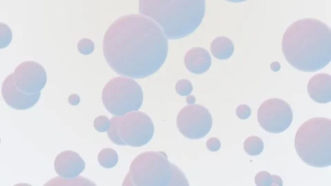 Blue and Pink Background with Floating Particle Spheres Video stock 309718050