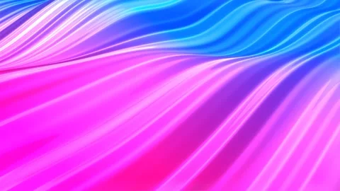 Blue and Pink Gradient Abstract Waves Background VJ Loop l 4K Stock Footage 300580174