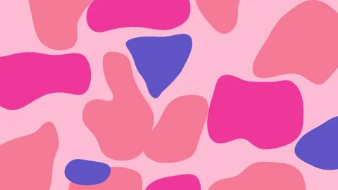 Blue and pink heart pattern animated graphics for Valentine's Day celebration. Stock Footage 274262716