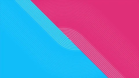 Blue and pink linear pattern abstract geometric motion background Stock Footage 311930592
