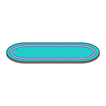 Blue and pink oval button design element 스톡 일러스트