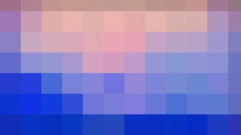 Blue and pink pixelated abstract background texture with geometric pattern. 스톡 일러스트