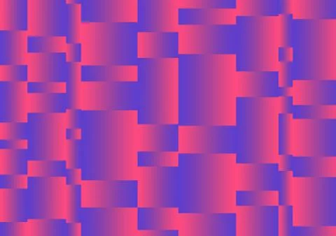 A blue and pink rectangular geometric background with subtle gradient Illustrazione stock
