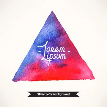 Blue and pink triangle background Stock-Illustration