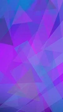 Blue and purple angular triangles overlap in a futuristic abstract style, c.. 스톡 일러스트