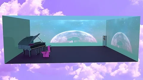 Blue and purple background Video stock 114755508