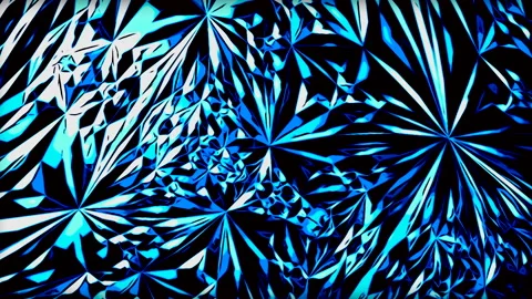 Blue and purple background with hypnotic effect. Design. A brilliant bright Stock Footage 233833685