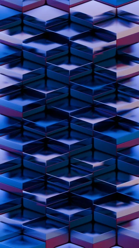 A blue and purple background with many squares Stock Footage 309946014