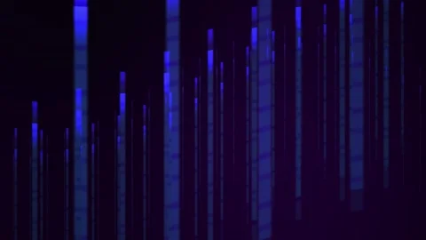 Blue and purple bars on black background. Stock Footage 336693064