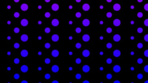 Blue and purple dot matrix on black. Stock Footage 286408850