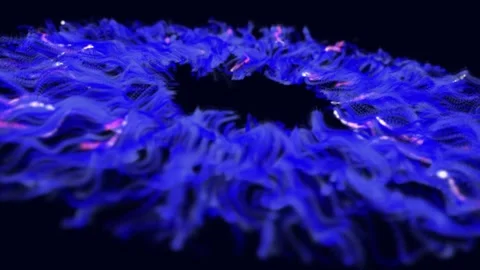 Blue and purple glowing Stock Footage 343486412