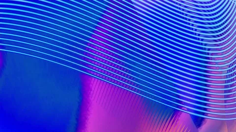 Blue and purple gradient and lines abstract animation. Stock Footage 287329934