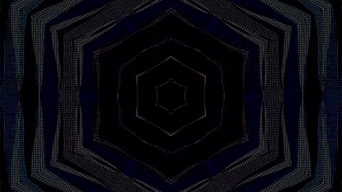 Blue and purple hexagonal patterns creating a futuristic modern impression. Video stock 329372929