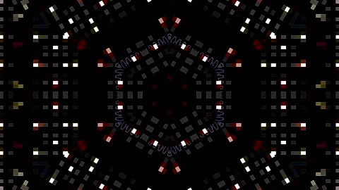 Blue and purple hexagonal patterns creating a futuristic modern impression. Vidéo 329373128