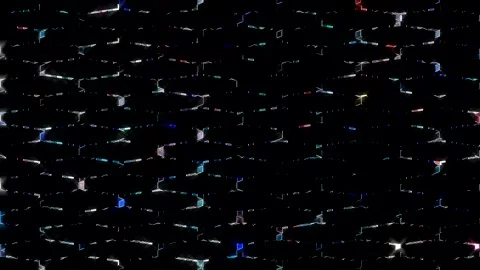 Blue and purple hexagonal patterns creating a futuristic modern impression. 動画素材 329428005