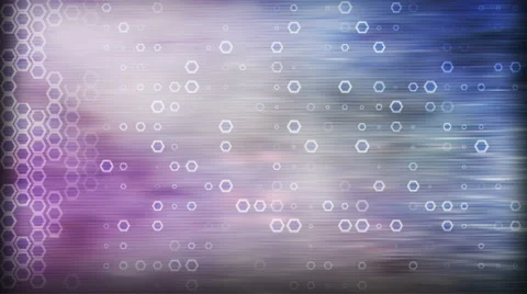 Blue and purple Hexagons  background Stock Footage 51172857