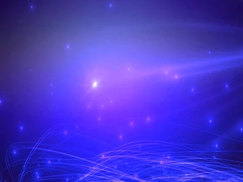 Blue and Purple Light Particles Stock Footage 73617329