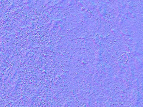 Blue and Purple Normal Map Texture with Rough Surface Detail for 3D Stock Illustration