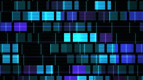 Blue and purple pixel grid background. Stock Footage 339994256
