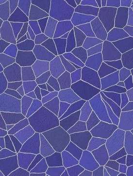 Blue and purple rustic mosaic tile pattern Stockillustratie