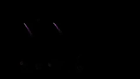 Blue and purple side Video stock 306157154