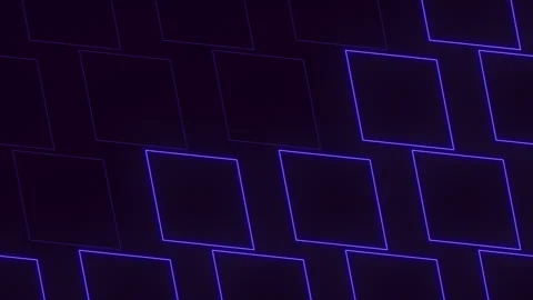Blue and purple stacked rectangles futuristic pattern Stock-Footage 279610365