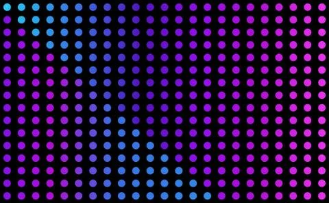 Blue and purple vector background - grid of glowing dots Stock Illustration