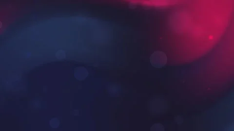 Blue and red blurred waves feature glowing circles. Stock Footage 295015650