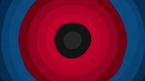 Blue and Red Circles Background Stock Footage 246806968