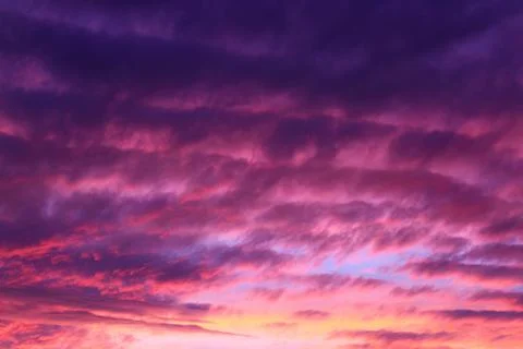 Blue And Red Clouds Photos
