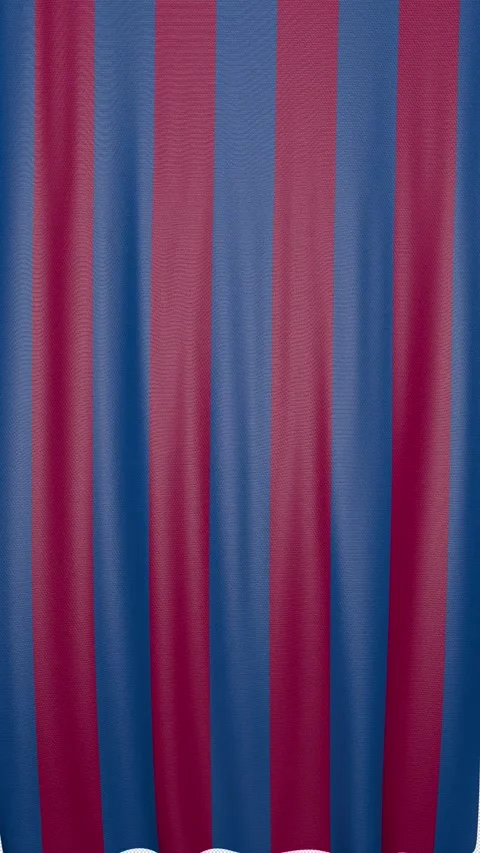 BLUE AND RED Curtain Flag Animation Transition 库存影片 336793352